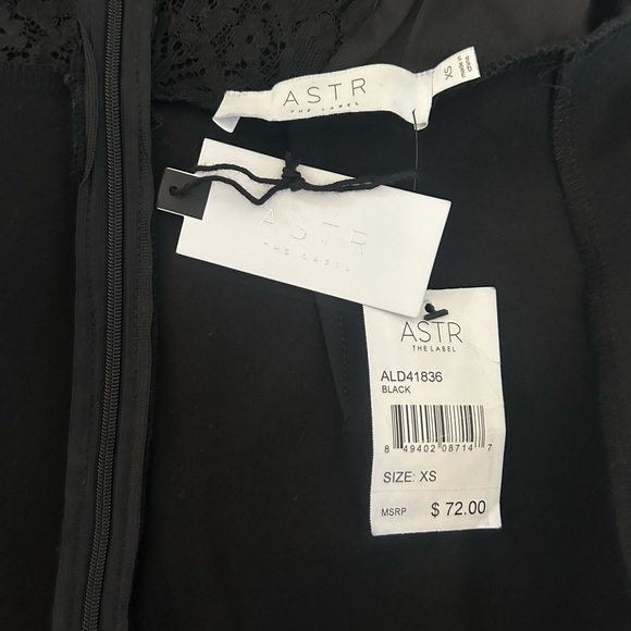 (NWT) Astr - Black Lace Dress - Picture 4 of 5